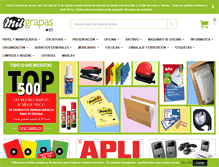 Tablet Screenshot of milgrapas.es